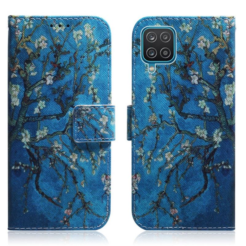 Flip Cover Samsung Galaxy M32 Blomstrende Trægren