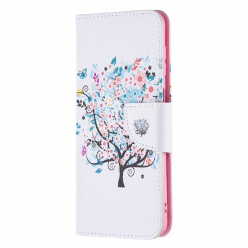Flip Cover Samsung Galaxy M32 Blomstret Træ