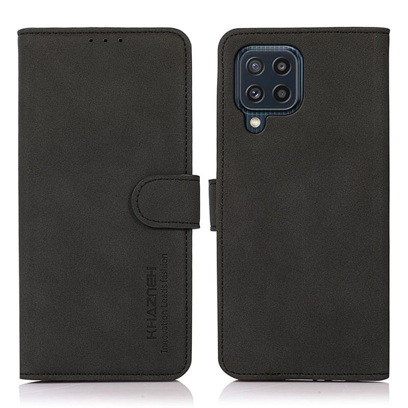 Flip Cover Samsung Galaxy M32 Khazneh Tekstur Lædereffekt
