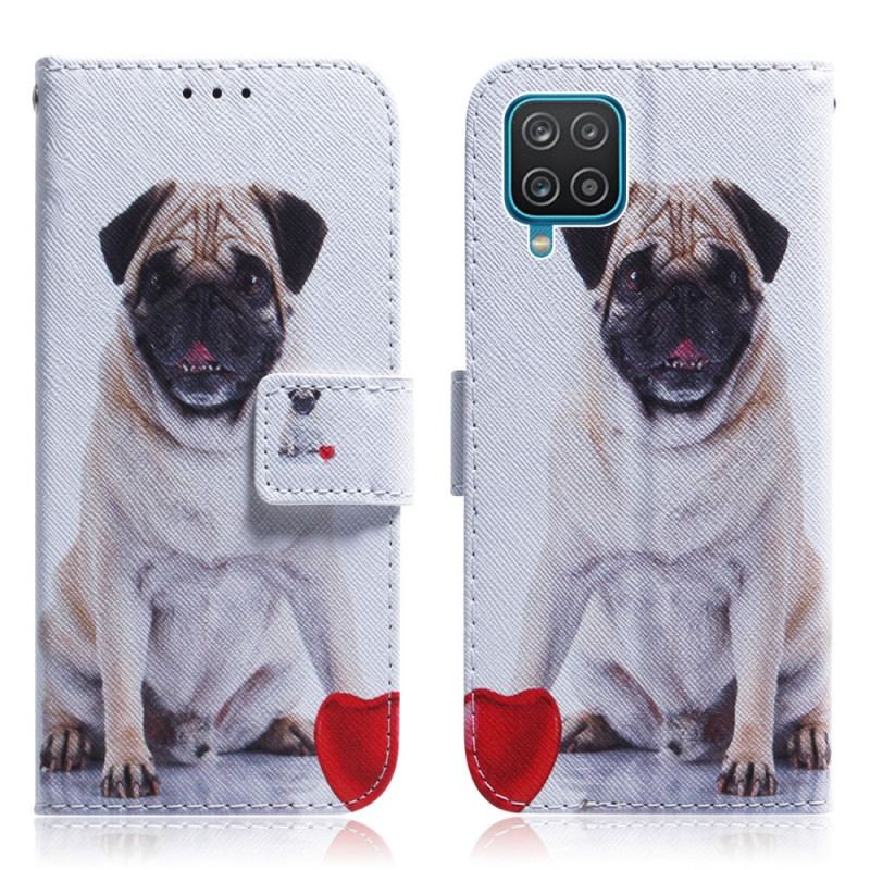 Flip Cover Samsung Galaxy M32 Mops Hund