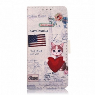Flip Cover Samsung Galaxy M32 Rejsende Kat