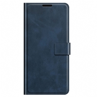 Læder Cover Samsung Galaxy M32 Slank Imiteret Læder