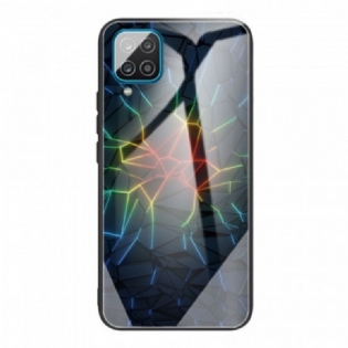 Mobilcover Samsung Galaxy M32 Geometri Hærdet Glas