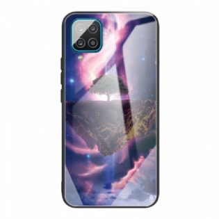 Mobilcover Samsung Galaxy M32 World Tree Hærdet Glas