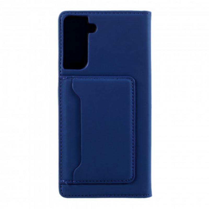 Cover Samsung Galaxy S21 Plus 5G Flip Cover Kortholder Stativ