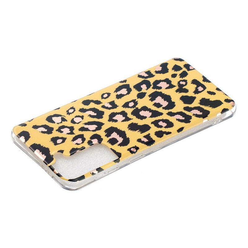 Cover Samsung Galaxy S21 Plus 5G Leopard Stil Marmor