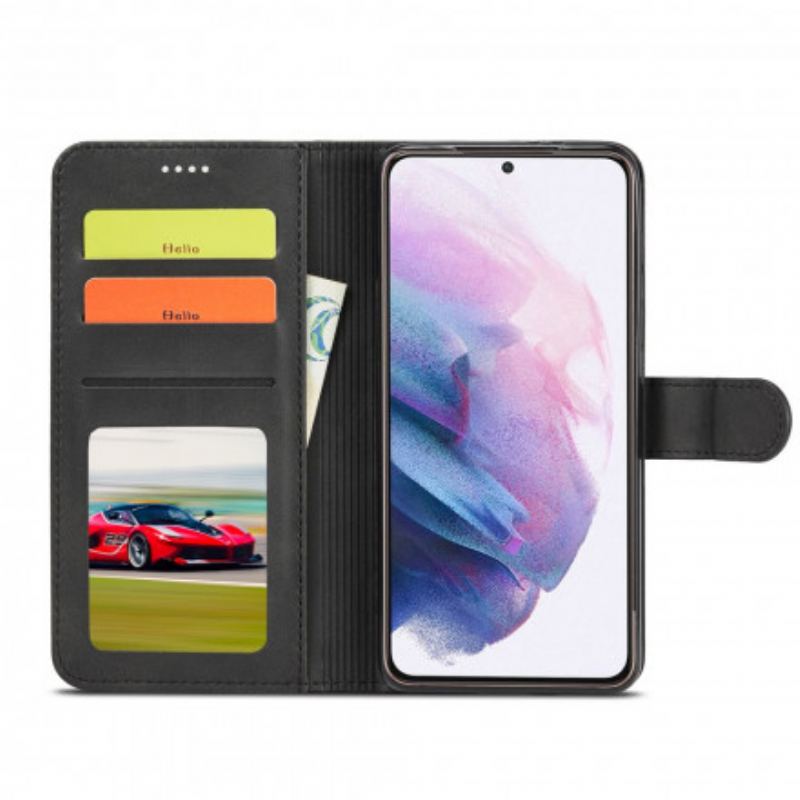 Flip Cover Samsung Galaxy S21 Plus 5G Lc.imeeke Lædereffekt
