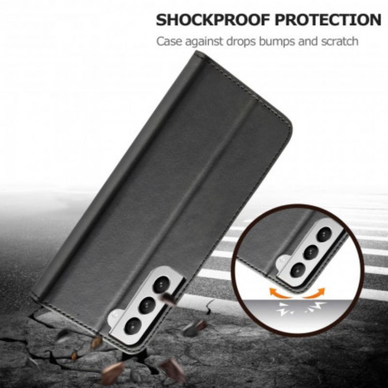 Flip Cover Samsung Galaxy S21 Plus 5G Lc.imeeke Lædereffekt