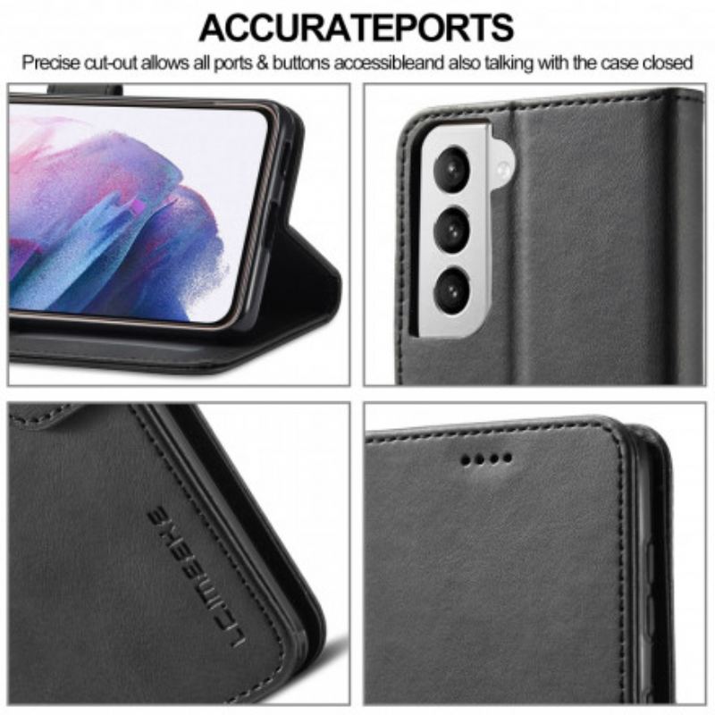 Flip Cover Samsung Galaxy S21 Plus 5G Lc.imeeke Lædereffekt