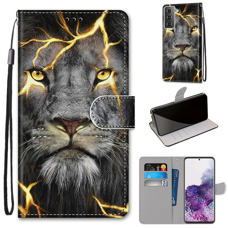 Flip Cover Samsung Galaxy S21 Plus 5G Magic Feline