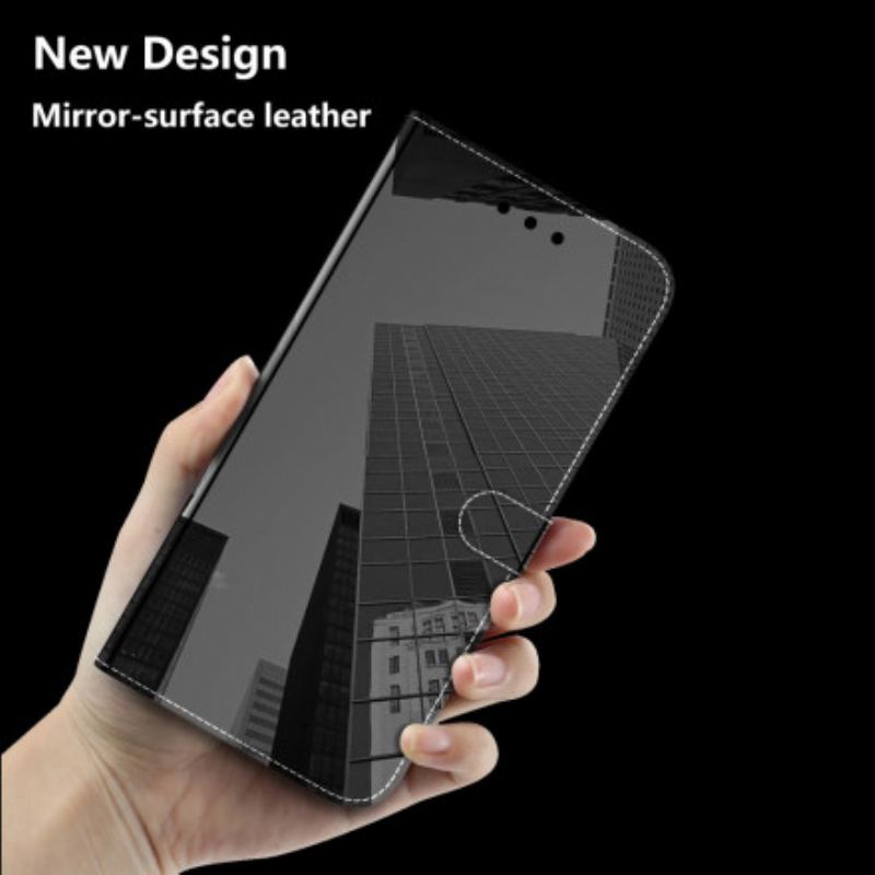 Flip Cover Samsung Galaxy S21 Plus 5G Spejlcover I Imiteret Læder