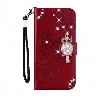 Flip Cover Samsung Galaxy S21 Plus 5G Ugle Mandala Og Charm