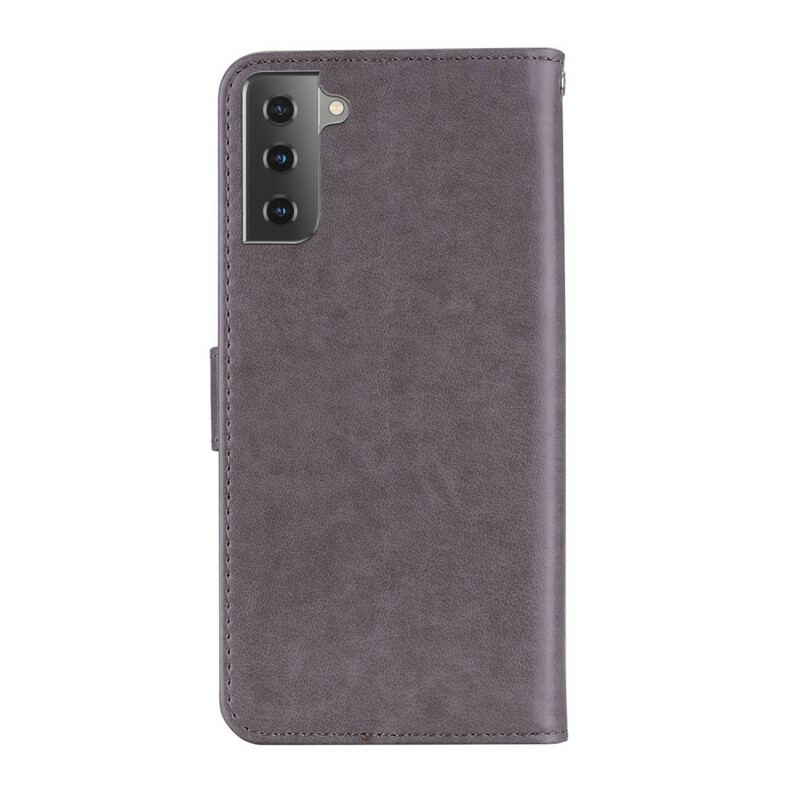 Flip Cover Samsung Galaxy S21 Plus 5G Ugle Mandala Og Charm