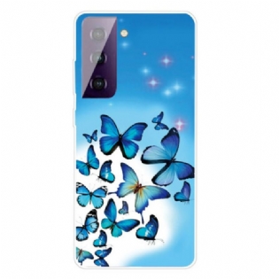 Mobilcover Samsung Galaxy S21 Plus 5G Sommerfugle Sommerfugle