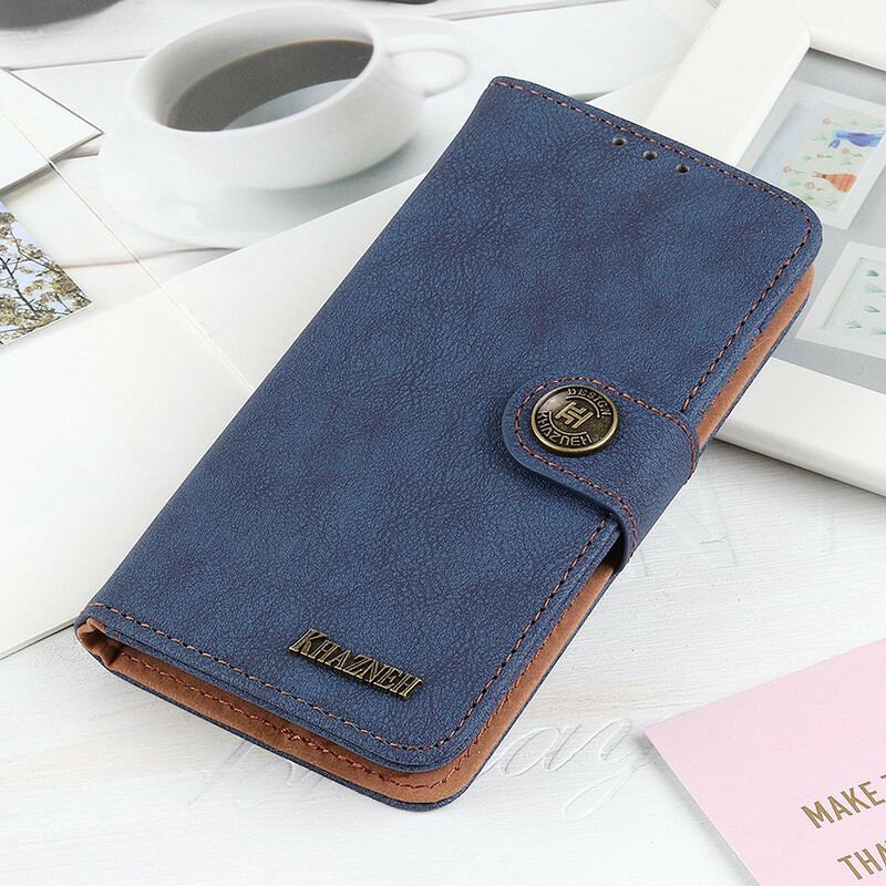 Læder Cover Samsung Galaxy M21 Khazneh Retro Split Imiteret Læder