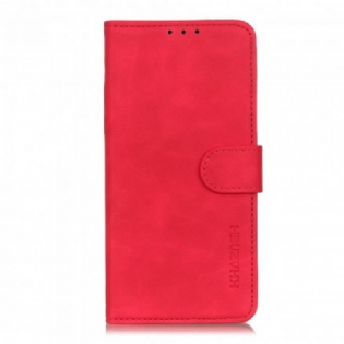 Læder Cover OnePlus 9 Khazneh Vintage Lædereffekt