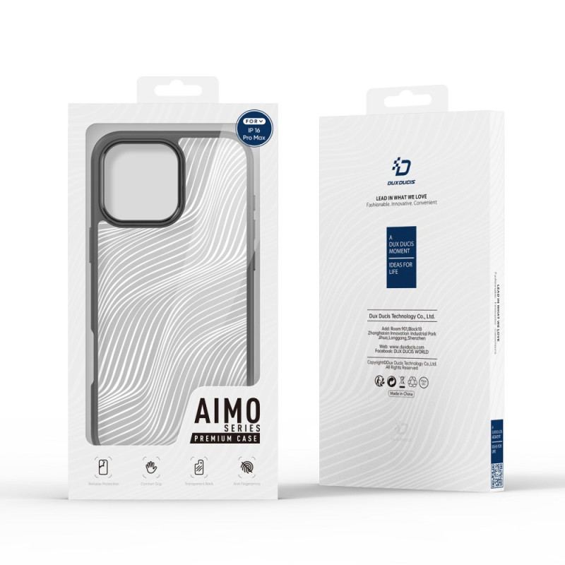 Cover iPhone 16 Pro Aimo Serie Dux Ducis