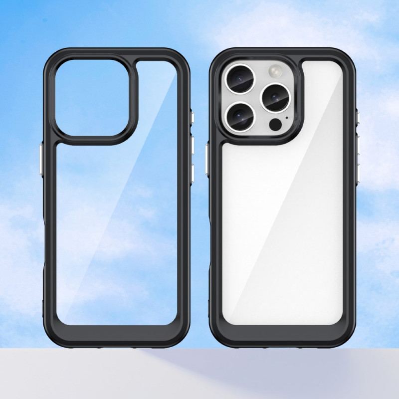 Cover Til iPhone 16 Pro Akryl Og Silikone