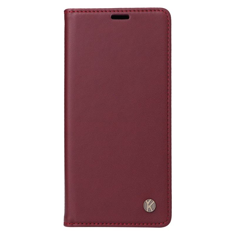 Læder Cover iPhone 16 Pro Telefon Etui Klassisk Yikatu