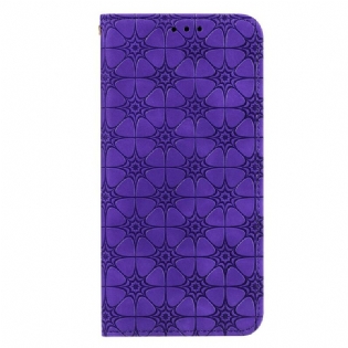 Cover Samsung Galaxy M11 Flip Cover Barokke Blomster