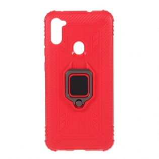 Cover Samsung Galaxy M11 Ring Og Kulfiber