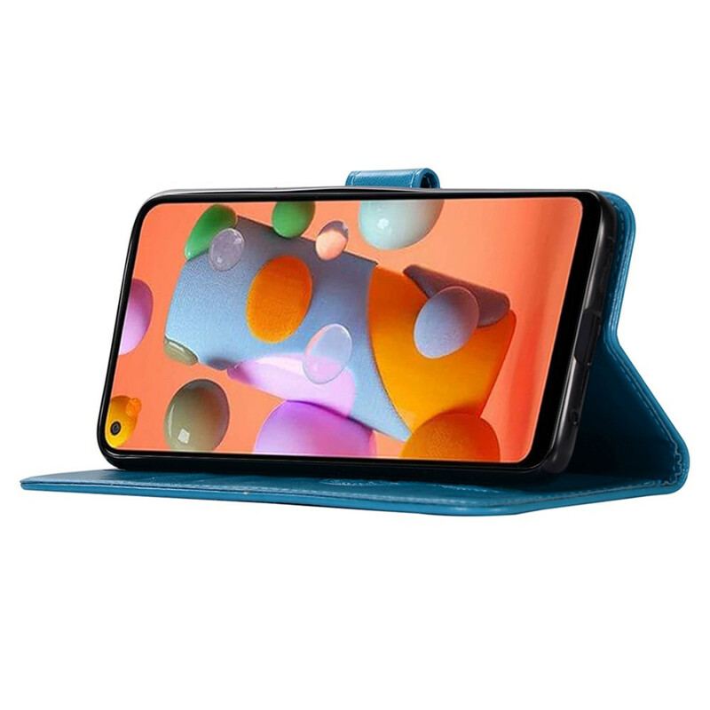 Flip Cover Samsung Galaxy M11 Drømmefanger Ugle I Lædereffekt