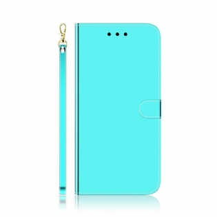 Flip Cover Samsung Galaxy M11 Spejlcover I Imiteret Læder