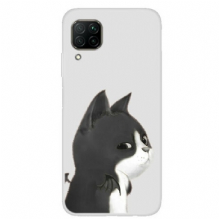 Cover Huawei P40 Lite Djævel Kat