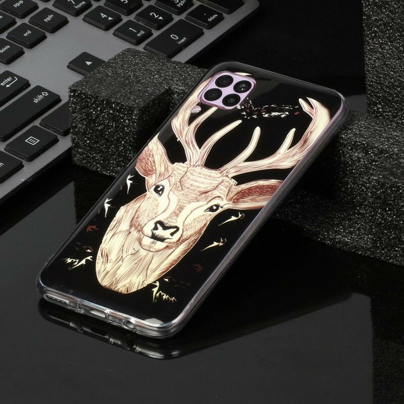 Cover Huawei P40 Lite Fluorescerende Majestic Deer