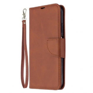 Flip Cover Huawei P40 Lite Læder Cover Glat Flap Skrå