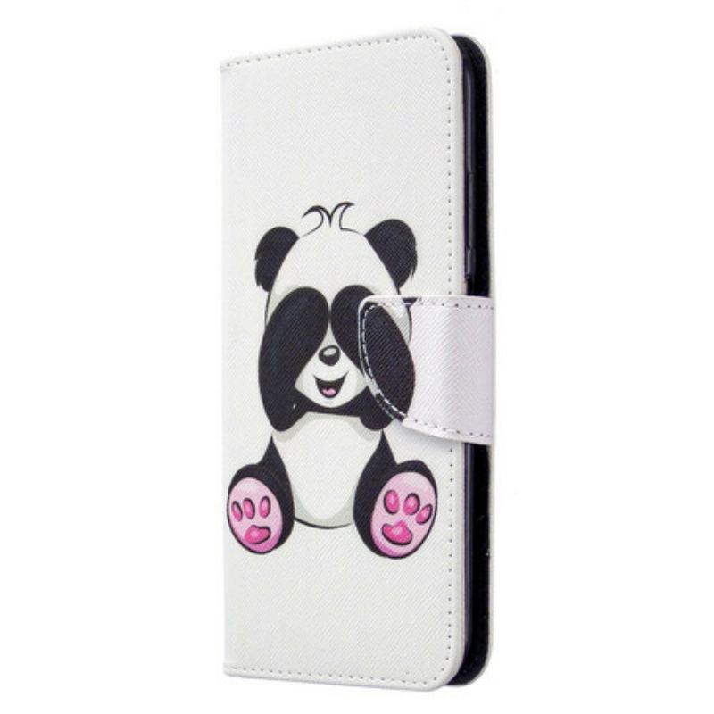 Flip Cover Huawei P40 Lite Panda Sjov