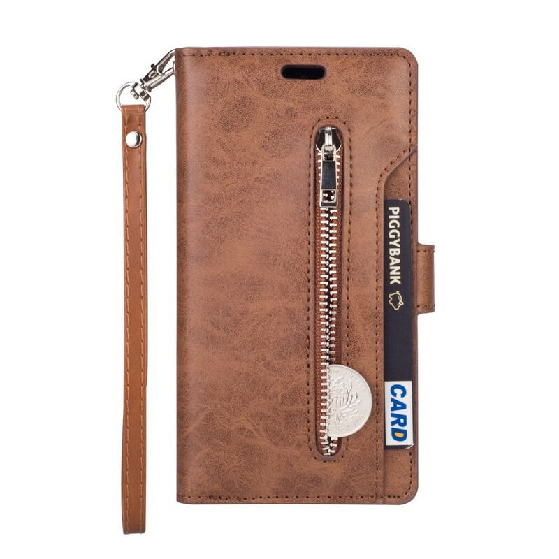 Flip Cover Huawei P40 Lite Pung Med Snor