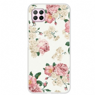 Mobilcover Huawei P40 Lite Frihedsblomster