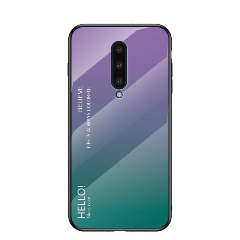 Cover OnePlus 8 Hærdet Glas Hej