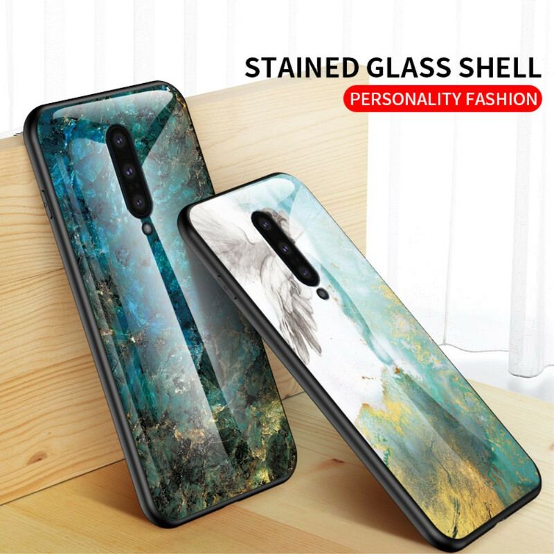 Cover OnePlus 8 Premium Farver Hærdet Glas