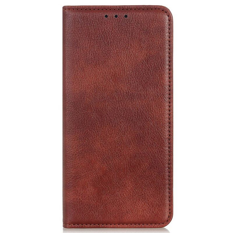 Cover iPhone 13 Pro Flip Cover Lychee Split Læder