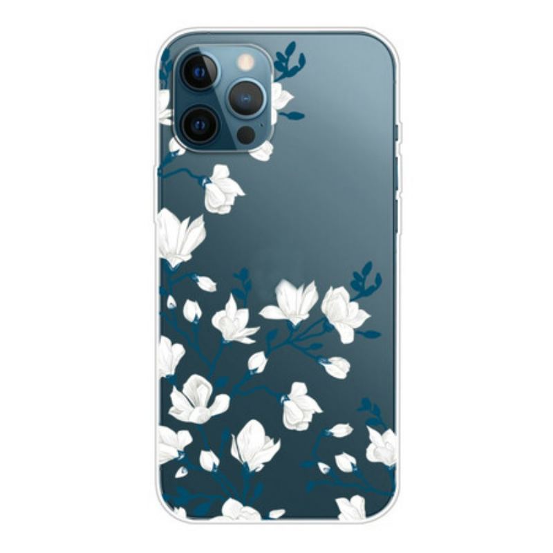 Cover iPhone 13 Pro Hvide Blomster