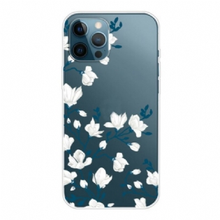 Cover iPhone 13 Pro Hvide Blomster