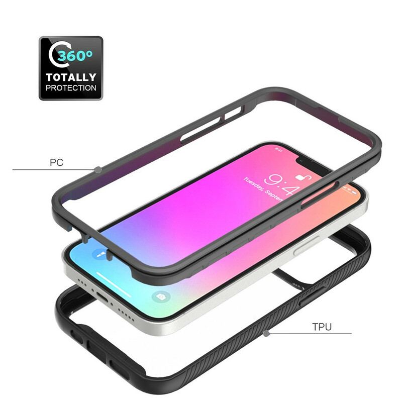 Cover iPhone 13 Pro Hybrid Design Silikone Kanter