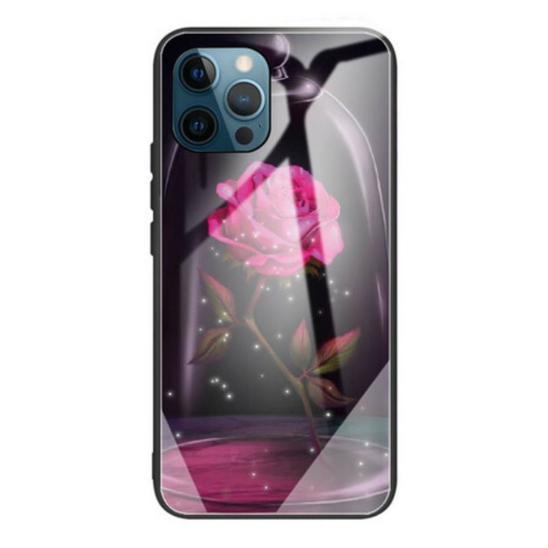 Cover iPhone 13 Pro Magic Pink Hærdet Glas