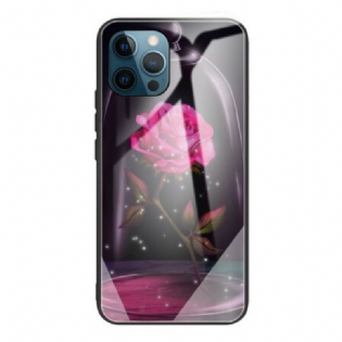 Cover iPhone 13 Pro Magic Pink Hærdet Glas