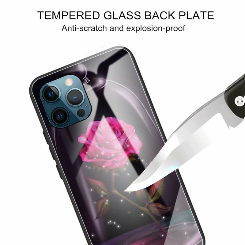 Cover iPhone 13 Pro Magic Pink Hærdet Glas