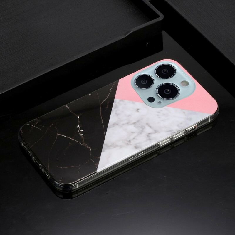 Cover iPhone 13 Pro Marmor Geometrier