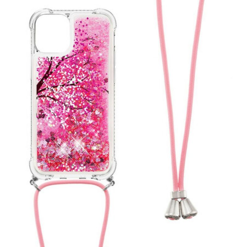 Cover iPhone 13 Pro Med Snor Sequin Snøretræ
