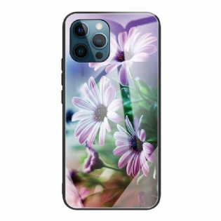 Cover iPhone 13 Pro Realistiske Hærdet Glas Blomster