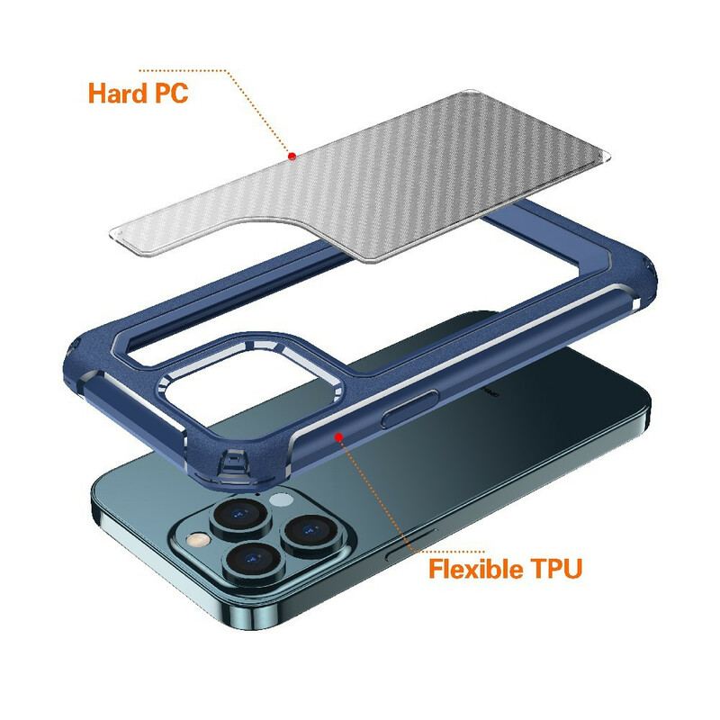 Cover iPhone 13 Pro Sømløs Kulfibertekstur