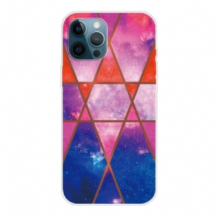Cover iPhone 13 Pro Variabel Geometrisk Marmor