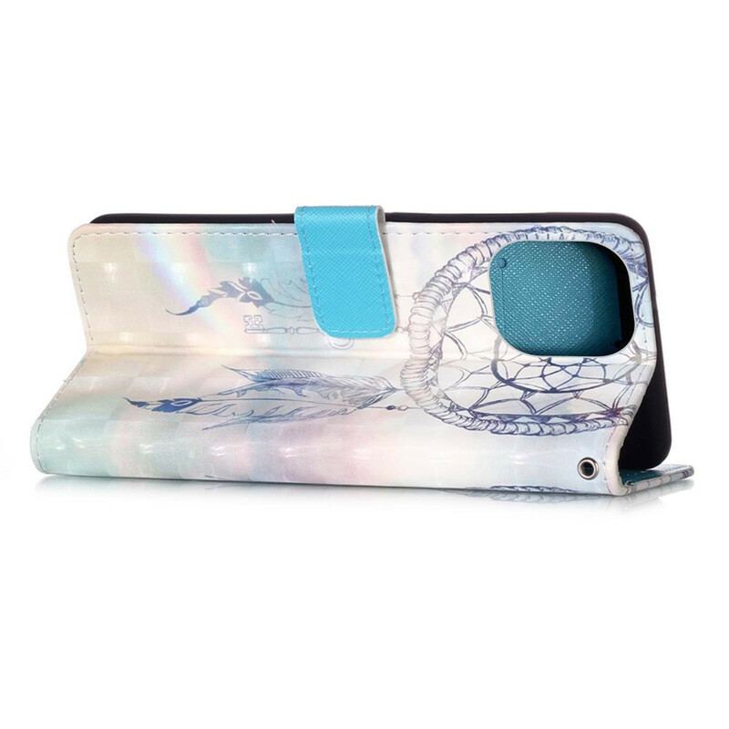 Flip Cover iPhone 13 Pro Akvarel Drømmefanger