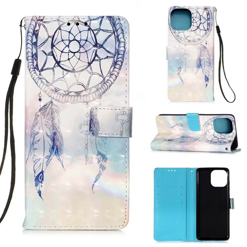 Flip Cover iPhone 13 Pro Akvarel Drømmefanger