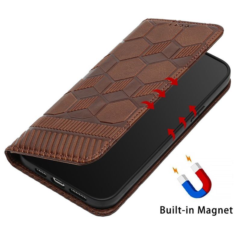 Flip Cover iPhone 13 Pro Fodboldbold Mønster